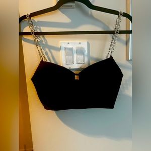 Jonathan Simkhai - Trina Cropped Bustier Top - Size 0 - Excellent Condition!